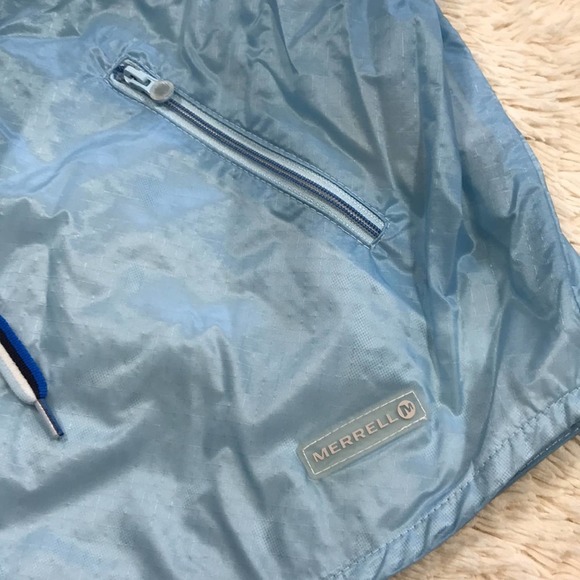 Merrell Opti-Wick Semi-Sheer Nylon Wind Breaker 1/4 Zip Women's size Medium - Picture 5 of 8